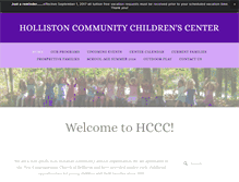 Tablet Screenshot of hollistonchildren.org